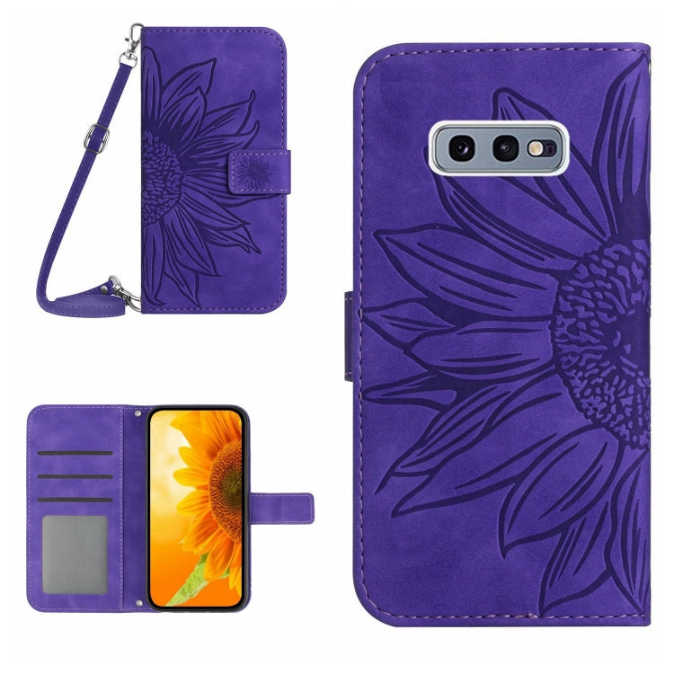 Skin Feel Sun Flower Pattern Flip Leather Phone Case