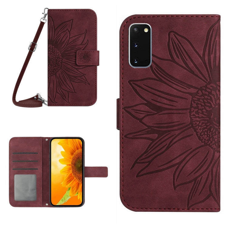 Skin Feel Sun Flower Pattern Flip Leather Phone Case