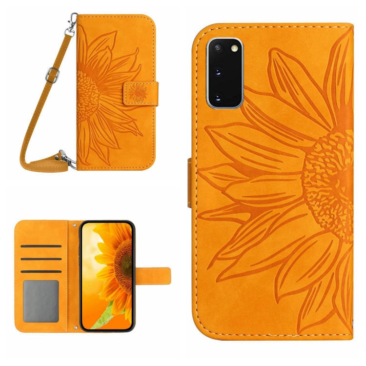 Skin Feel Sun Flower Pattern Flip Leather Phone Case