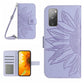 Skin Feel Sun Flower Pattern Flip Leather Phone Case