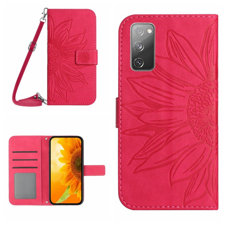 Skin Feel Sun Flower Pattern Flip Leather Phone Case