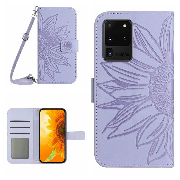 Skin Feel Sun Flower Pattern Flip Leather Phone Case