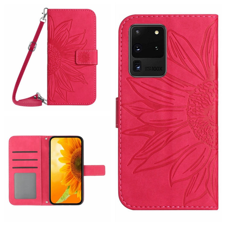 Skin Feel Sun Flower Pattern Flip Leather Phone Case