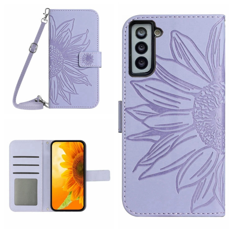 Skin Feel Sun Flower Pattern Flip Leather Phone Case