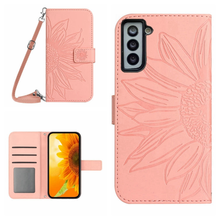 Skin Feel Sun Flower Pattern Flip Leather Phone Case