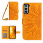 Skin Feel Sun Flower Pattern Flip Leather Phone Case
