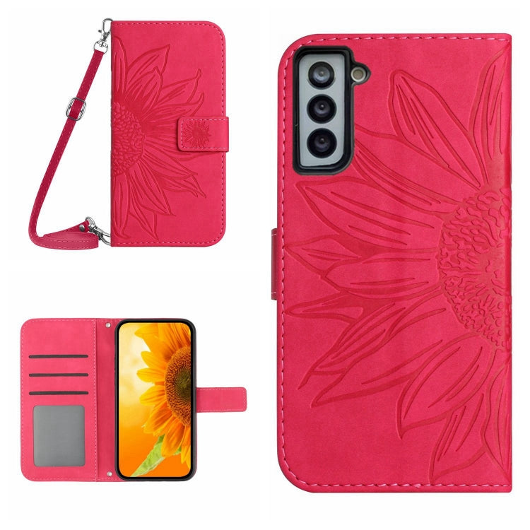 Skin Feel Sun Flower Pattern Flip Leather Phone Case