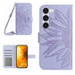 Skin Feel Sun Flower Pattern Flip Leather Phone Case