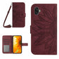 Skin Feel Sun Flower Pattern Flip Leather Phone Case