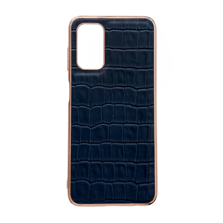 Crocodile Texture Genuine Leather Electroplating Phone Case, For Samsung Galaxy A13 4G, For Samsung Galaxy A23 4G/5G, For Samsung Galaxy A33 5G, For Samsung Galaxy A53 5G, For Samsung Galaxy A73 5G, For Samsung Galaxy Z Flip3 5G������������������������...