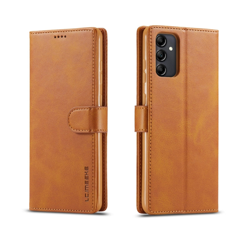 LC.IMEEKE Calf Texture Leather Phone Case, For Samsung Galaxy A14 4G/5G