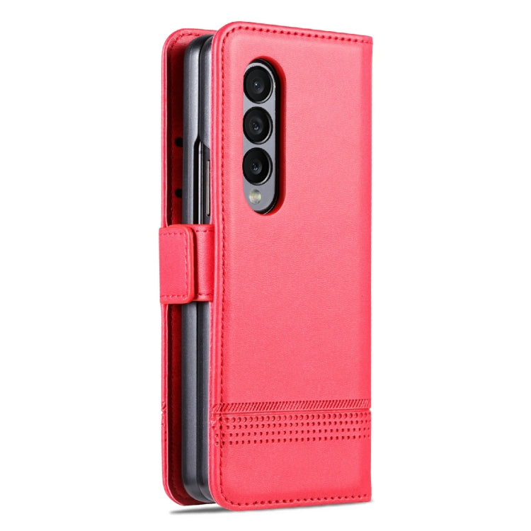 AZNS Magnetic Calf Texture Horizontal Flip Leather Phone Case, For Samsung Galaxy Z Fold3 5G, For Samsung Galaxy Z Fold4