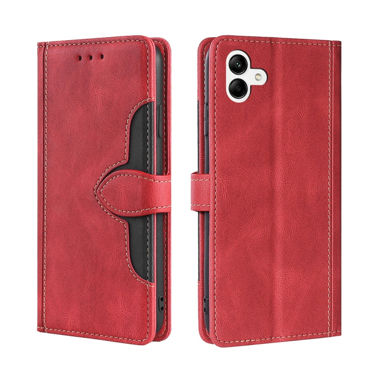 Skin Feel Magnetic Buckle Leather Phone Case, For Motorola Moto E22/E22i, For Samsung Galaxy A04, For TCL 305i, For Nokia G60 5G, For Honor X8 5G/X6