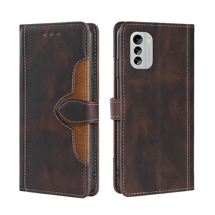 Skin Feel Magnetic Buckle Leather Phone Case, For Motorola Moto E22/E22i, For Samsung Galaxy A04, For TCL 305i, For Nokia G60 5G, For Honor X8 5G/X6
