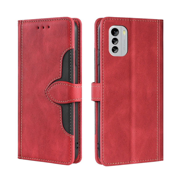 Skin Feel Magnetic Buckle Leather Phone Case, For Motorola Moto E22/E22i, For Samsung Galaxy A04, For TCL 305i, For Nokia G60 5G, For Honor X8 5G/X6