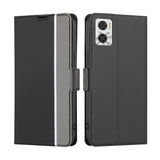 Twill Texture Side Buckle Leather Phone Case, For Motorola Moto E22/E22i, For Samsung Galaxy A04, For Nokia G60 5G, For Honor X8 5G/X6