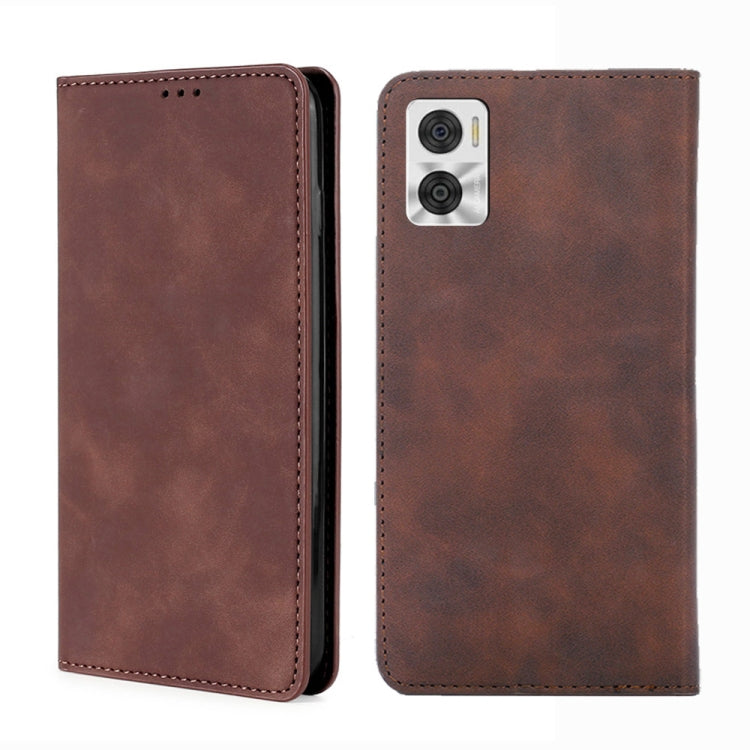 Skin Feel Magnetic Horizontal Flip Leather Phone Case, For Motorola Moto E22/E22i, For Samsung Galaxy A04, For Nokia G60 5G, For Honor X8 5G/X6