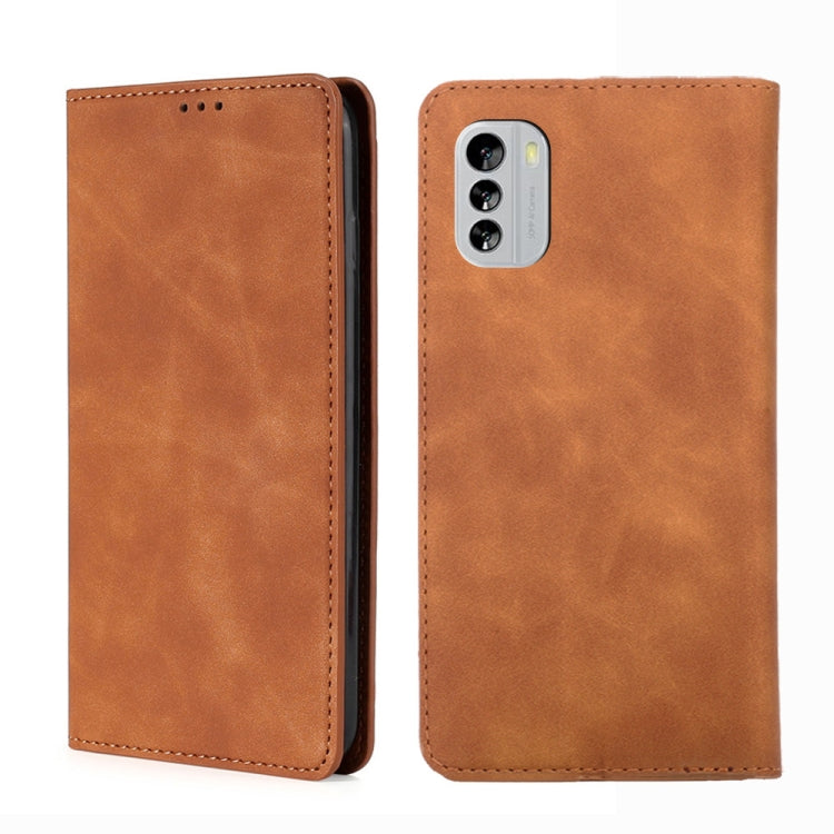 Skin Feel Magnetic Horizontal Flip Leather Phone Case, For Motorola Moto E22/E22i, For Samsung Galaxy A04, For Nokia G60 5G, For Honor X8 5G/X6