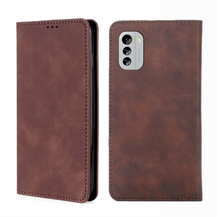 Skin Feel Magnetic Horizontal Flip Leather Phone Case, For Motorola Moto E22/E22i, For Samsung Galaxy A04, For Nokia G60 5G, For Honor X8 5G/X6