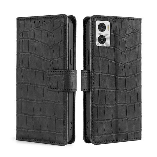 Skin Feel Crocodile Magnetic Clasp Leather Phone Case