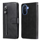 Calf Texture Zipper Leather Phone Case, For Huawei nova Y70 / Y70 Plus/ Enjoy 50, For Huawei nova Y90 / Enjoy 50 Pro, For Honor X8 5G / X6, For Samsung Galaxy A14 5G, For OPPO A17