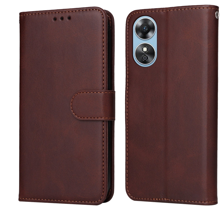 Classic Calf Texture Flip Leather Phone Case, For OPPO A17, For Samsung Galaxy A14 5G, For Huawei nova Y70 / Y70 Plus/Enjoy 50, For Huawei nova Y90 / Enjoy 50 Pro, For Honor X8 5G / X6