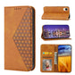 Cubic Grid Calf Texture Magnetic Closure Leather Phone Case, For Samsung Galaxy A23 4G/5G/M13 4G/F23/M23 5G, For Samsung Galaxy A33 5G, For Samsung Galaxy A23e/A23S/A23 5G/A22e, For Samsung Galaxy A14 5G