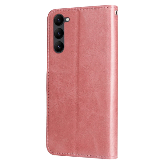 Calf Texture Zipper Leather Phone Case, For Samsung Galaxy S23 5G, For Samsung Galaxy S23+ 5G, For Samsung Galaxy S23 Ultra 5G