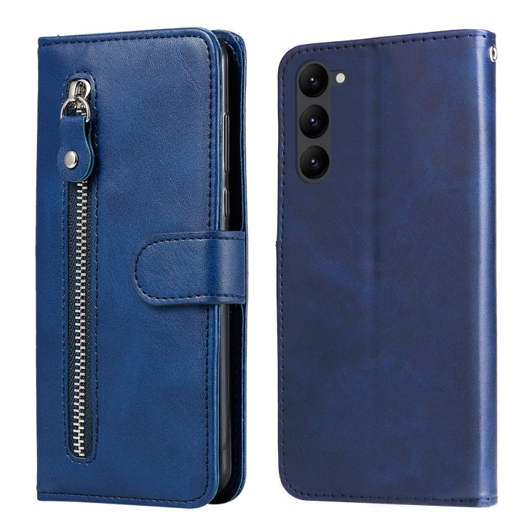 Calf Texture Zipper Leather Phone Case, For Samsung Galaxy S23 5G, For Samsung Galaxy S23+ 5G, For Samsung Galaxy S23 Ultra 5G
