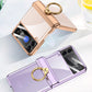 GKK Magnetic Folding Phantom Rotary Phone Case with Ring Holder, For Samsung Galaxy Z Flip4