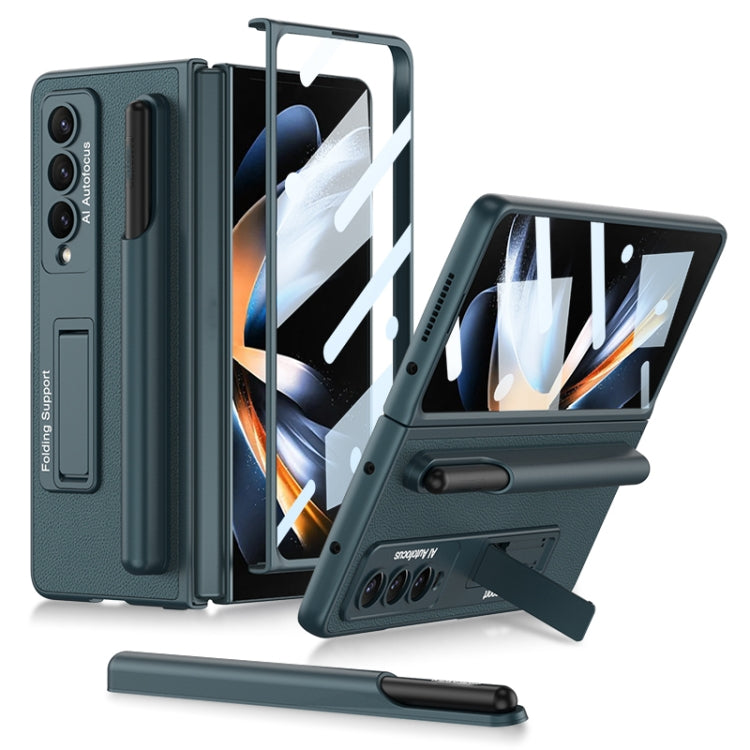 GKK Ultra-thin Shockproof Leather Protective Case with Holder & Pen Slots, For Samsung Galaxy Z Fold4