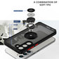 Q Shadow I Ring Kickstand PC and TPU Hybrid Phone Case, For Samsung Galaxy S23 5G, For Samsung Galaxy S23+ 5G