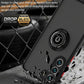 Q Shadow I Ring Kickstand PC and TPU Hybrid Phone Case, For Samsung Galaxy S23 5G, For Samsung Galaxy S23+ 5G