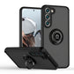 Q Shadow I Ring Kickstand PC and TPU Hybrid Phone Case, For Samsung Galaxy S23 5G, For Samsung Galaxy S23+ 5G