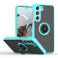 Q Shadow I Ring Kickstand PC and TPU Hybrid Phone Case, For Samsung Galaxy S23 5G, For Samsung Galaxy S23+ 5G