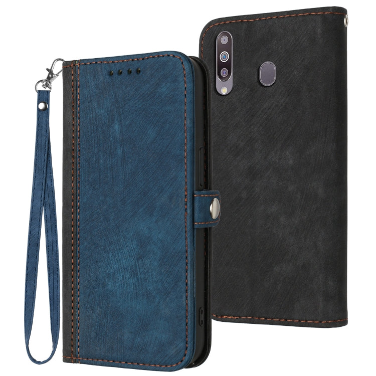 Side Buckle Double Fold Hand Strap Leather Phone Case