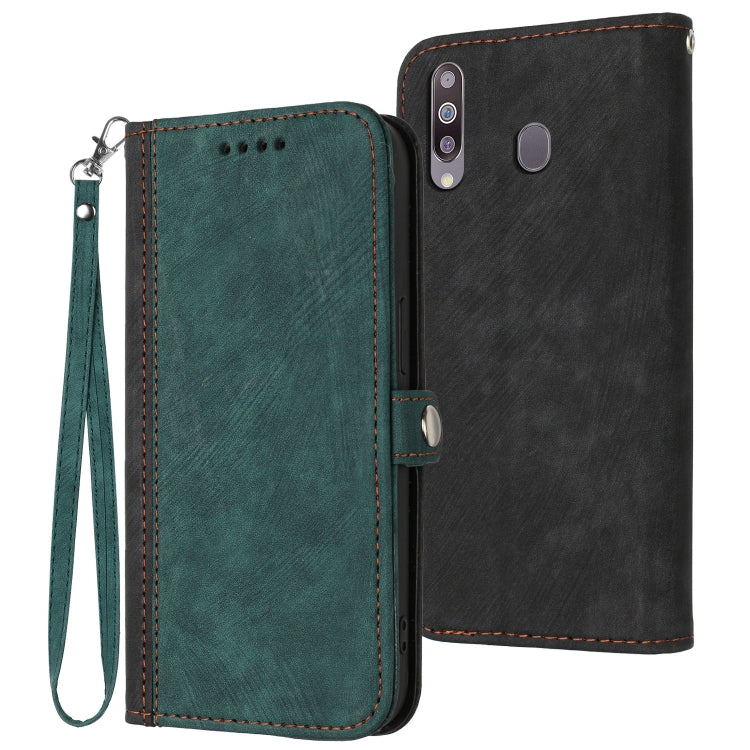 Side Buckle Double Fold Hand Strap Leather Phone Case