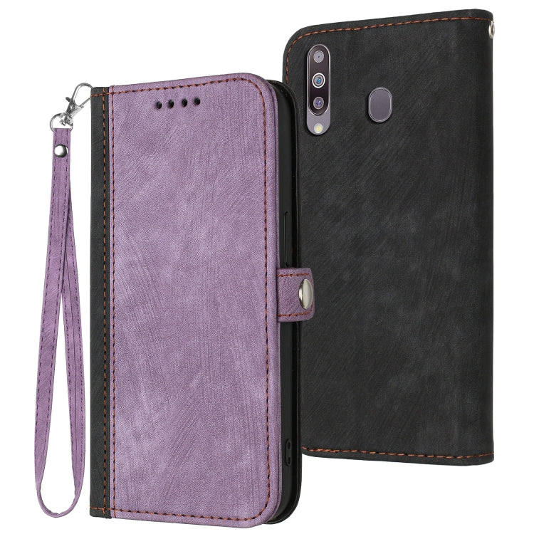 Side Buckle Double Fold Hand Strap Leather Phone Case