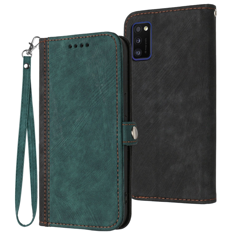 Side Buckle Double Fold Hand Strap Leather Phone Case