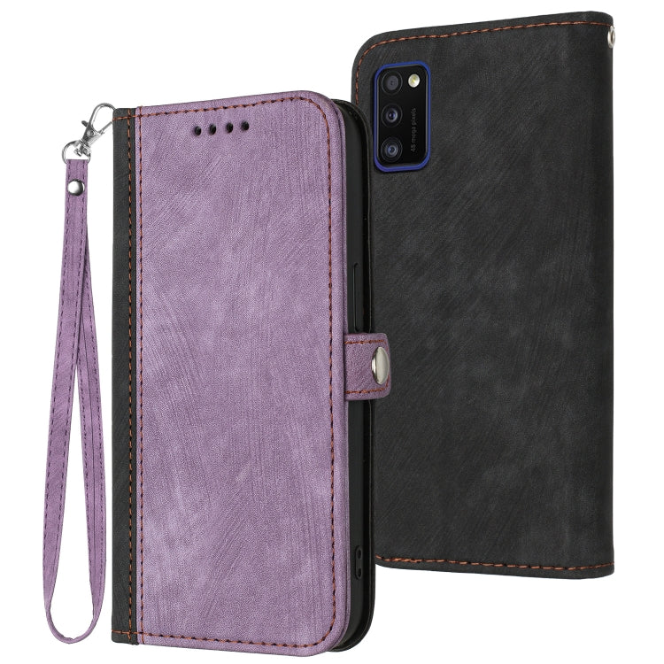Side Buckle Double Fold Hand Strap Leather Phone Case