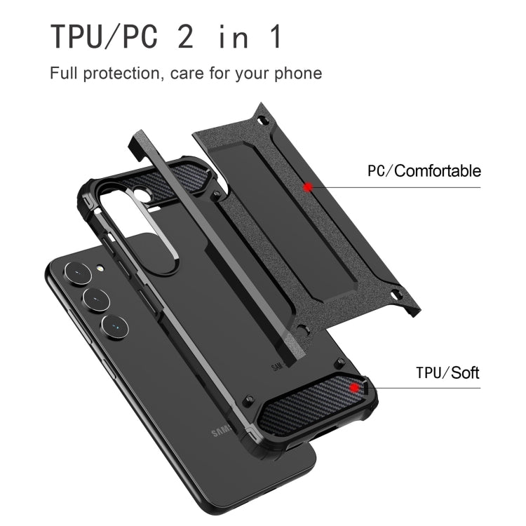 Magic Armor TPU Hard PC Phone Case, For Samsung Galaxy S23 5G, For Samsung Galaxy S23+ 5G, For Samsung Galaxy S23 Ultra 5G