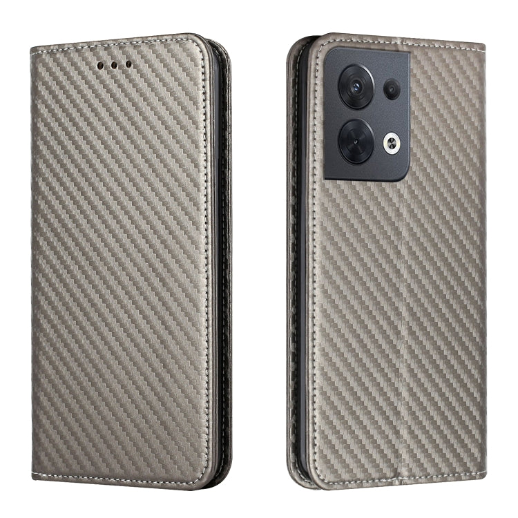 Carbon Fiber Texture Magnetic Flip Leather Phone Case, For Samsung Galaxy A14 5G, For Samsung Galaxy A23e, For OPPO A17, For OPPO A57 2022, For OPPO Reno8, For OPPO Reno8 Pro, For Samsung Galaxy S23 5G, For Samsung Galaxy S23+ 5G�����������������������...