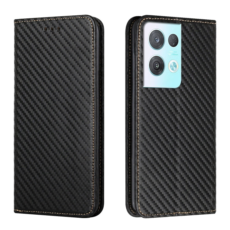 Carbon Fiber Texture Magnetic Flip Leather Phone Case, For Samsung Galaxy A14 5G, For Samsung Galaxy A23e, For OPPO A17, For OPPO A57 2022, For OPPO Reno8, For OPPO Reno8 Pro, For Samsung Galaxy S23 5G, For Samsung Galaxy S23+ 5G�����������������������...