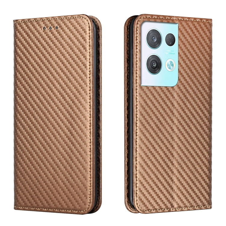Carbon Fiber Texture Magnetic Flip Leather Phone Case, For Samsung Galaxy A14 5G, For Samsung Galaxy A23e, For OPPO A17, For OPPO A57 2022, For OPPO Reno8, For OPPO Reno8 Pro, For Samsung Galaxy S23 5G, For Samsung Galaxy S23+ 5G�����������������������...