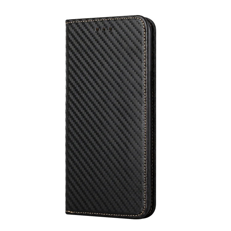 Carbon Fiber Texture Magnetic Flip Leather Phone Case, For vivo Y16, For vivo Y22s, For Xiaomi Redmi A1, For Xiaomi 12T / 12T Pro / Redmi K50 Ultra