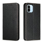 Carbon Fiber Texture Magnetic Flip Leather Phone Case, For vivo Y16, For vivo Y22s, For Xiaomi Redmi A1, For Xiaomi 12T / 12T Pro / Redmi K50 Ultra