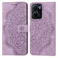 Mandala Embossed Flip Leather Phone Case, For vivo Y16, For vivo Y22s, For Xiaomi Redmi A1, For Xiaomi 12T / 12T Pro / Redmi K50 Ultra