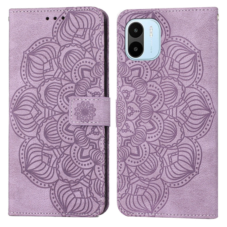Mandala Embossed Flip Leather Phone Case, For vivo Y16, For vivo Y22s, For Xiaomi Redmi A1, For Xiaomi 12T / 12T Pro / Redmi K50 Ultra