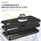 PC + TPU Magnetic Phone Case with Invisible Ring Holder
