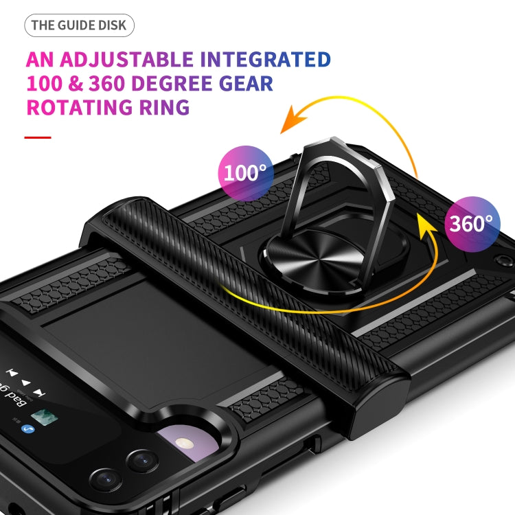 Shockproof TPU + PC Protective Phone Case with 360 Degree Rotating Holder